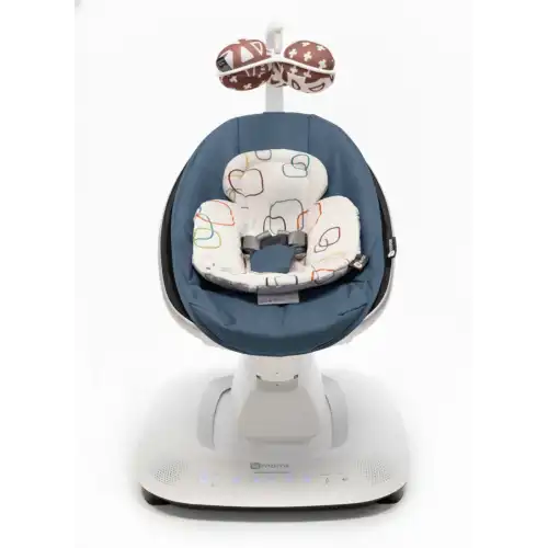4moms Mamaroo 5.0 Elektrikli Ana Kucağı - Slate Blue + Yenidoğan Destek Pedi