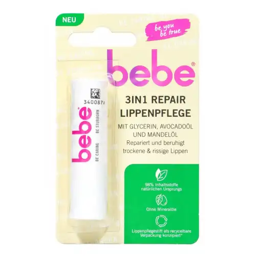 Bebe Zartpflege 3 in 1 Onarıcı Dudak Bakım Kremi