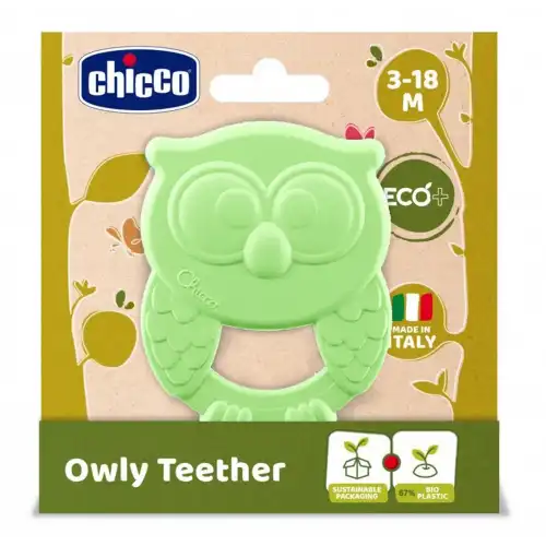 Chıcco Owly Diş Kaşıyıcı 3-18 Ay - Yeşil