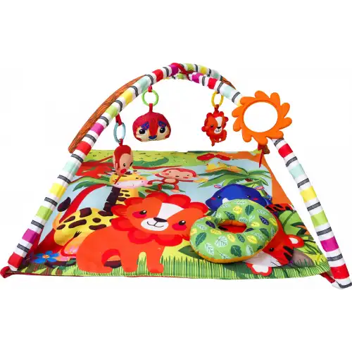 Comfymax Safari Oyuncaklı Aktivite Oyun Halısı