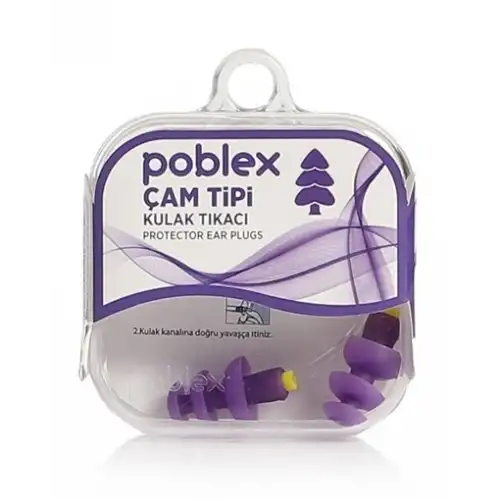 Poblex Çam Tipi Kulak Tıkacı - Large