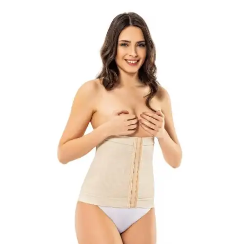 Sema Baby Organik Bambu Agraflı Toparlayıcı Bel Korse - Large