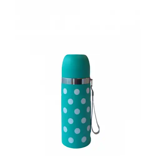 Sema Baby Puantiyeli Bebek Termosu 350 ml - Mavi