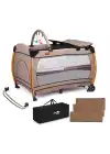 Comfymax Power Park Yatak Oyun Parkı 70x110 - Wood Brown