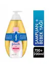 Johnsons Baby Gold Şampuan 750 ml + Bebek Yağı 200 ml