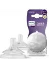Philips Avent Natural Response 2li Biberon Emziği, 2 Numara, 0 Ay+