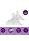 Philips Avent Natural Response 2li Biberon Emziği, 5 Numara, 6 Ay+