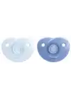 Philips Avent Soothie Ortodontik Saklama Kutulu 2li Emzik 0-6 Ay - Erkek