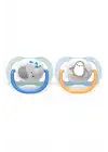 Philips Avent Ultra Air Animals 2li Emzik 0-6 Ay - Erkek
