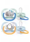 Philips Avent Ultra Air Animals 2li Emzik 0-6 Ay - Erkek