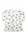 Sema Baby Mickey Mouse Bebek Pijama Takımı - Ekru 6-9 Ay