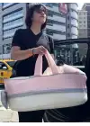 Sema Baby Portbebe Yenidoğan Bebek Yatağı - Ekru/Pembe