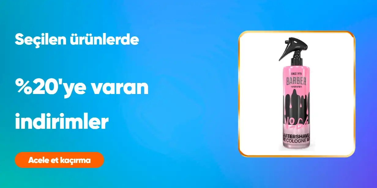 Seçili Ürünlerde %20 İndirim