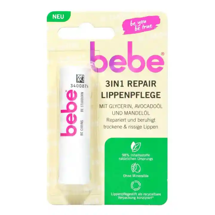 Bebe Zartpflege 3 in 1 Onarıcı Dudak Bakım Kremi