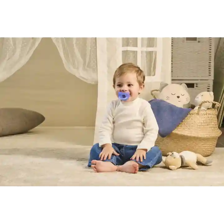 Chicco PhysioForma Soft 2li Silikon Emzik 6-16 Ay Erkek
