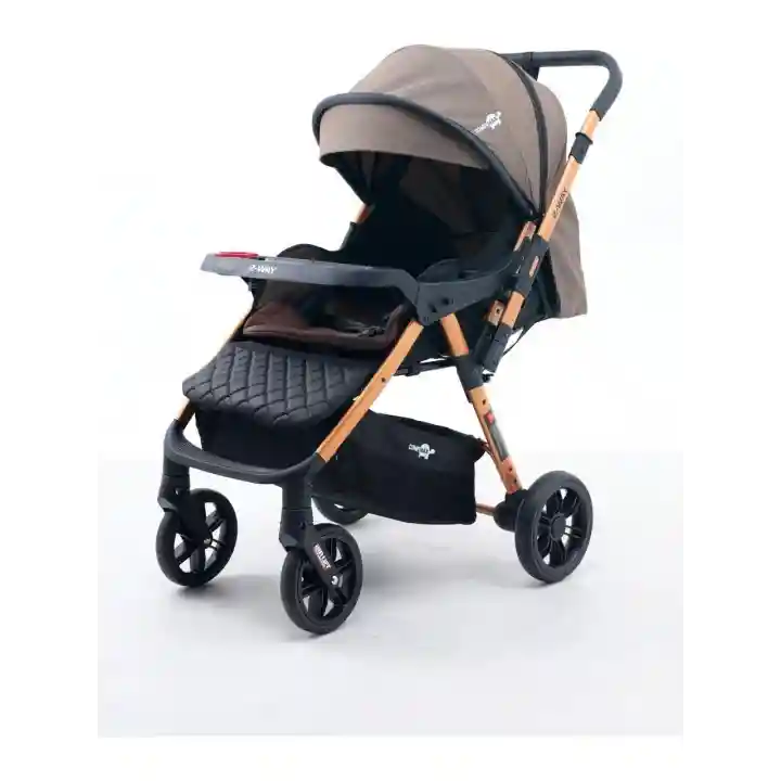 Comfymax 2-Way Çift Yönlü Bebek Arabası  – Wood Brown