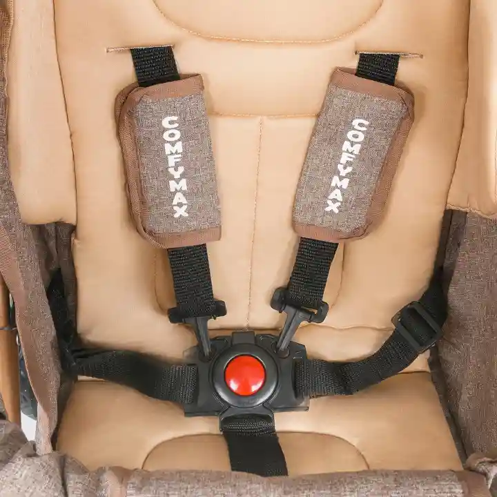 Comfymax Tam Yatar Baston Bebek Arabası – Wood Brown