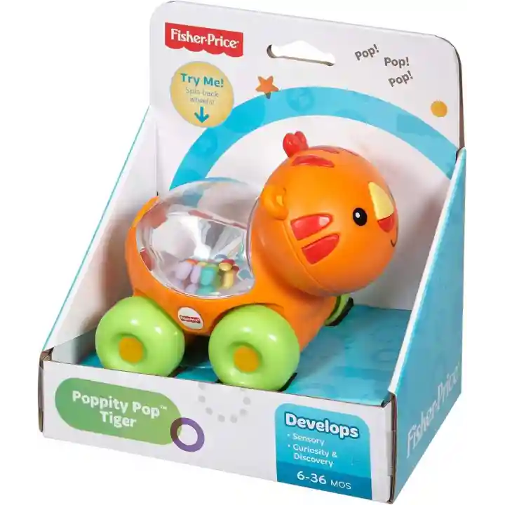 Fisher Price Poppity Araçlar -Turuncu Aslan CMV97