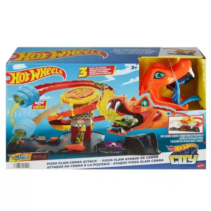 Hot Wheels Pizza Dükkanında Kobra Macerası Oyun Seti HTN81