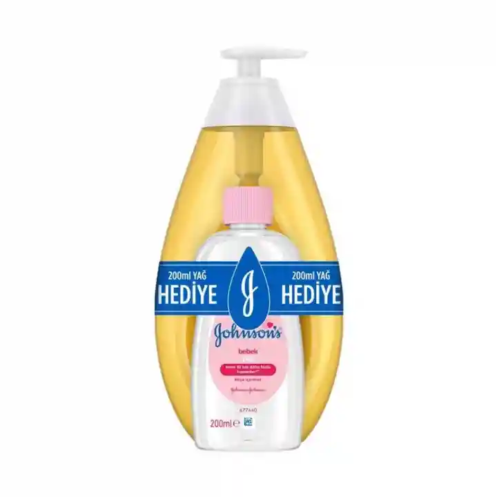 Johnsons Baby Gold Şampuan 750 ml + Bebek Yağı 200 ml