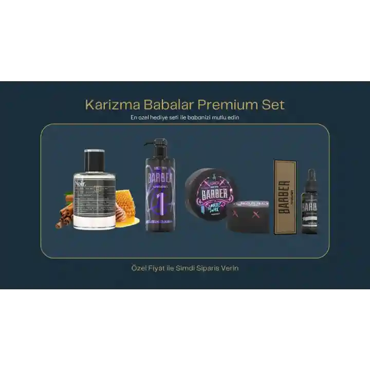 Karizma Babalar Premium Noir Barber Set
