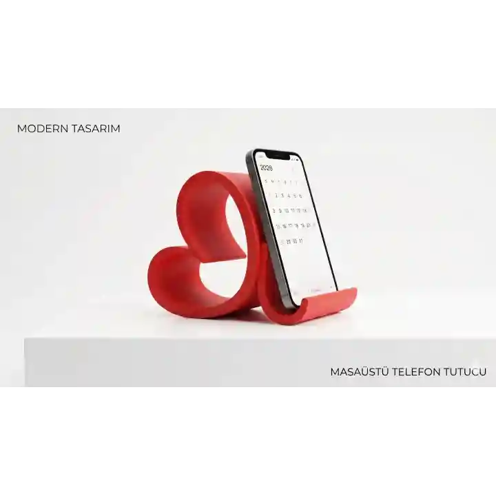 Riti Design - Nexus - Sonsuz Kalp Tasarım Masaüstü Telefon Tutucu