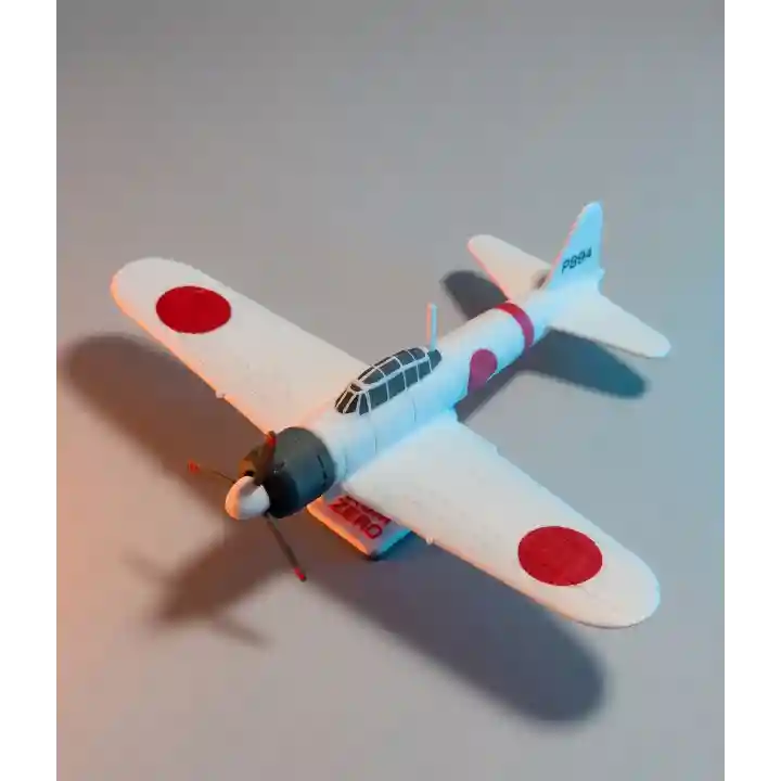 Riti Design - Zero - A6M Zero Savaş Uçağı 3D Model Kit Kartı Maketi