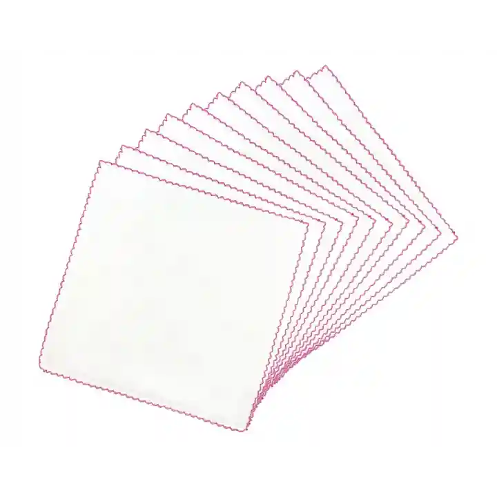 Sema Baby Çiftkat Penye Bebek Mendil 10lu - Pembe
