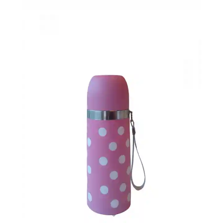 Sema Baby Puantiyeli Bebek Termosu 350 ml - Pembe