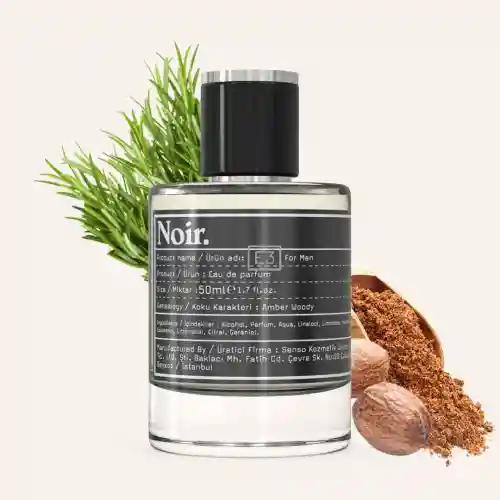 Noir. E3 Erkek EDP Parfüm 50 ML