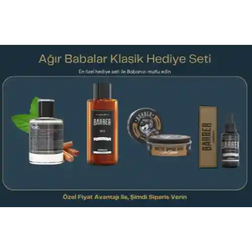 Ağır Babalar Klasik Noir Barber Set