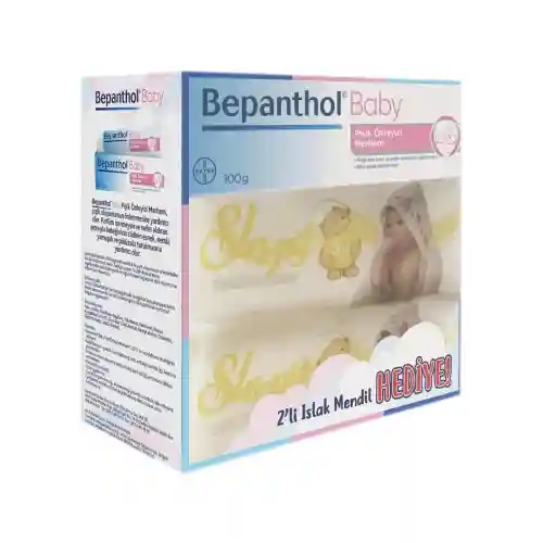 Bepanthol Baby Pişik Önleyici Merhem 100 Gr + 2 Paket Sleepy Sensitive 90 Lı Islak Havlu