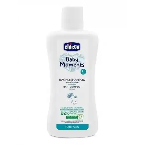 Chicco Baby Moments Doğal Saç ve Vücut Şampuan 200 ml