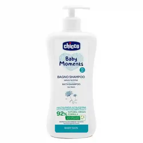 Chicco Baby Moments Göz Yakmayan Yenidoğan Saç ve Vücut Şampuanı 500 ml