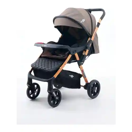 Comfymax 2-Way Çift Yönlü Bebek Arabası  – Wood Brown