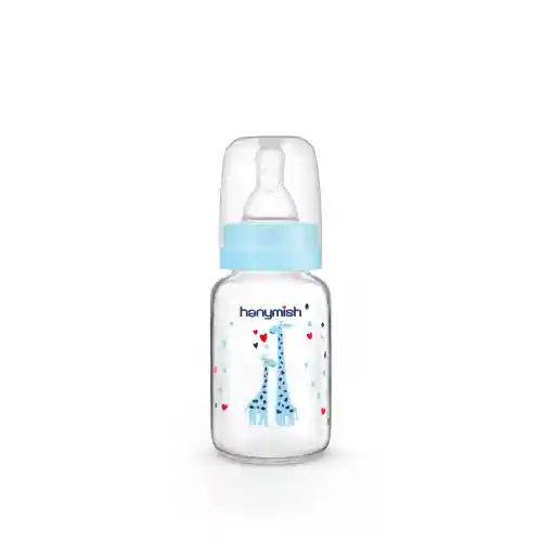 Hanymish Cam Biberon 125 ml 0-6 Ay - Mavi