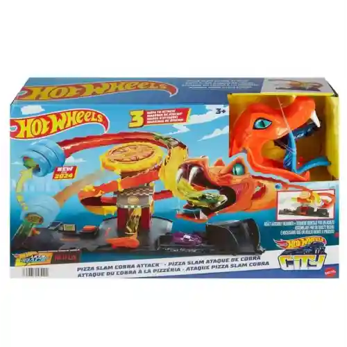 Hot Wheels Pizza Dükkanında Kobra Macerası Oyun Seti HTN81
