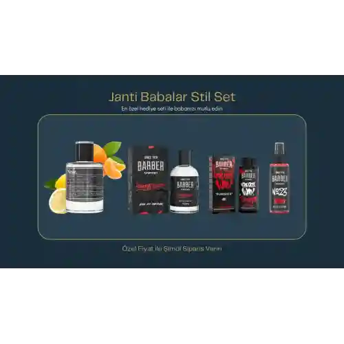 Janti babalar Stil Noir Barber Set
