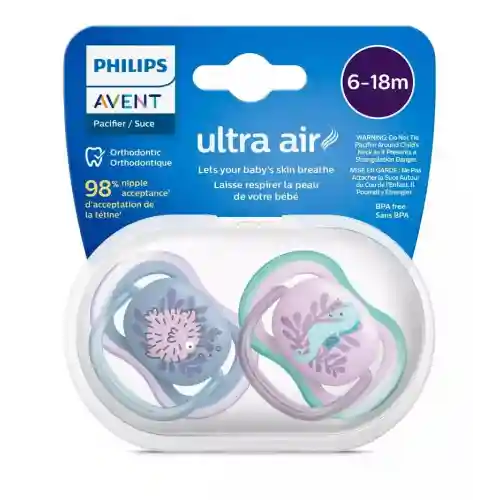 Philips Avent Ultra Air Emzik 6-18 Ay 2li Kız SCF085/61