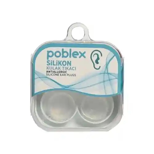 Poblex Antialerjik Silikon 2li Kulak Tıkacı