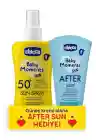 Chicco Güneş Kremi Spf 50+ 150 ml & Güneş Sonrası Kremi 150 ml