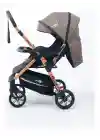 Comfymax 2-Way Çift Yönlü Bebek Arabası  – Wood Brown