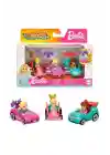 Hot Wheels Racerverse Barbie 3 lü Araba Seti JDG45