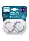Philips Avent Ultra Air Night Karanlıkta Parlar Gece Emziği 6-18 ay Kız
