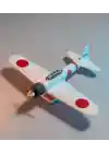 Riti Design - Zero - A6M Zero Savaş Uçağı 3D Model Kit Kartı Maketi