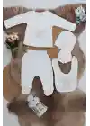 Sema Baby 5 Parça Hastane Çıkışı Zıbın Seti 0-3 Ay - Butterfly