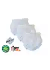 Sema Baby Lüks Alıştırma Külodu 3 lü Paket 16-22 Kg - Beyaz