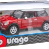 Bburago 1:18 Mini Cooper 2001 Kırmızı Model Araba