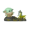 Funko POP Deluxe The Mandalorian Din Grogu w/Frog
