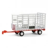 Greenlight 1/64 Down on the Farm Series 9- Silver & Red Bale Throw Wagon